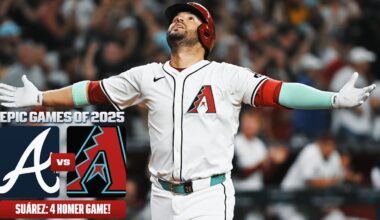 FULL GAME: Eugenio Suárez hits 4 home runs - 19th player in MLB history! (Braves vs. Diamondbacks)