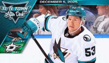 San Jose Sharks @ Dallas Stars - 12/5/2025 - Teal Town USA After Dark (Postgame)