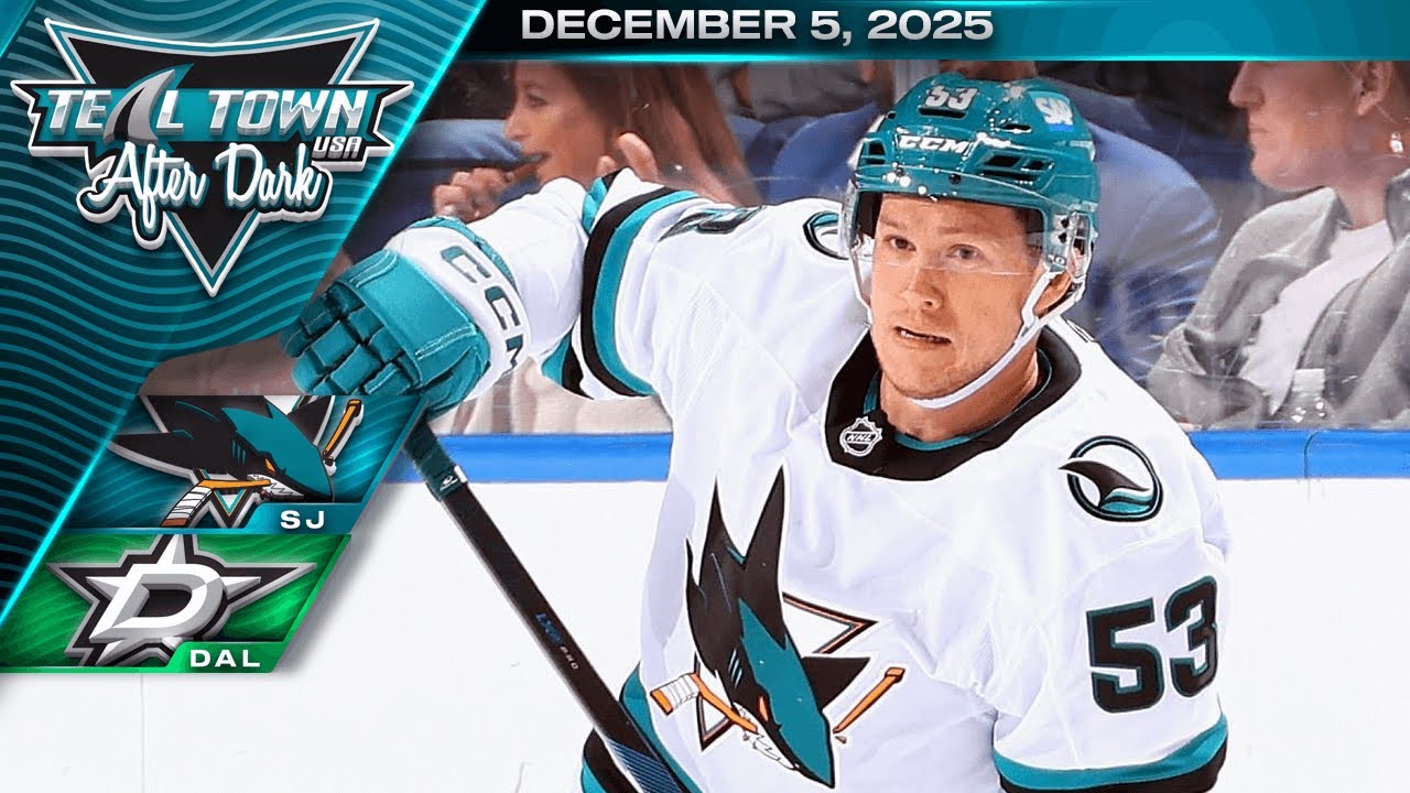 San Jose Sharks @ Dallas Stars - 12/5/2025 - Teal Town USA After Dark (Postgame)