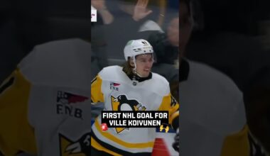 Ville Koivunen Scores First NHL Goal