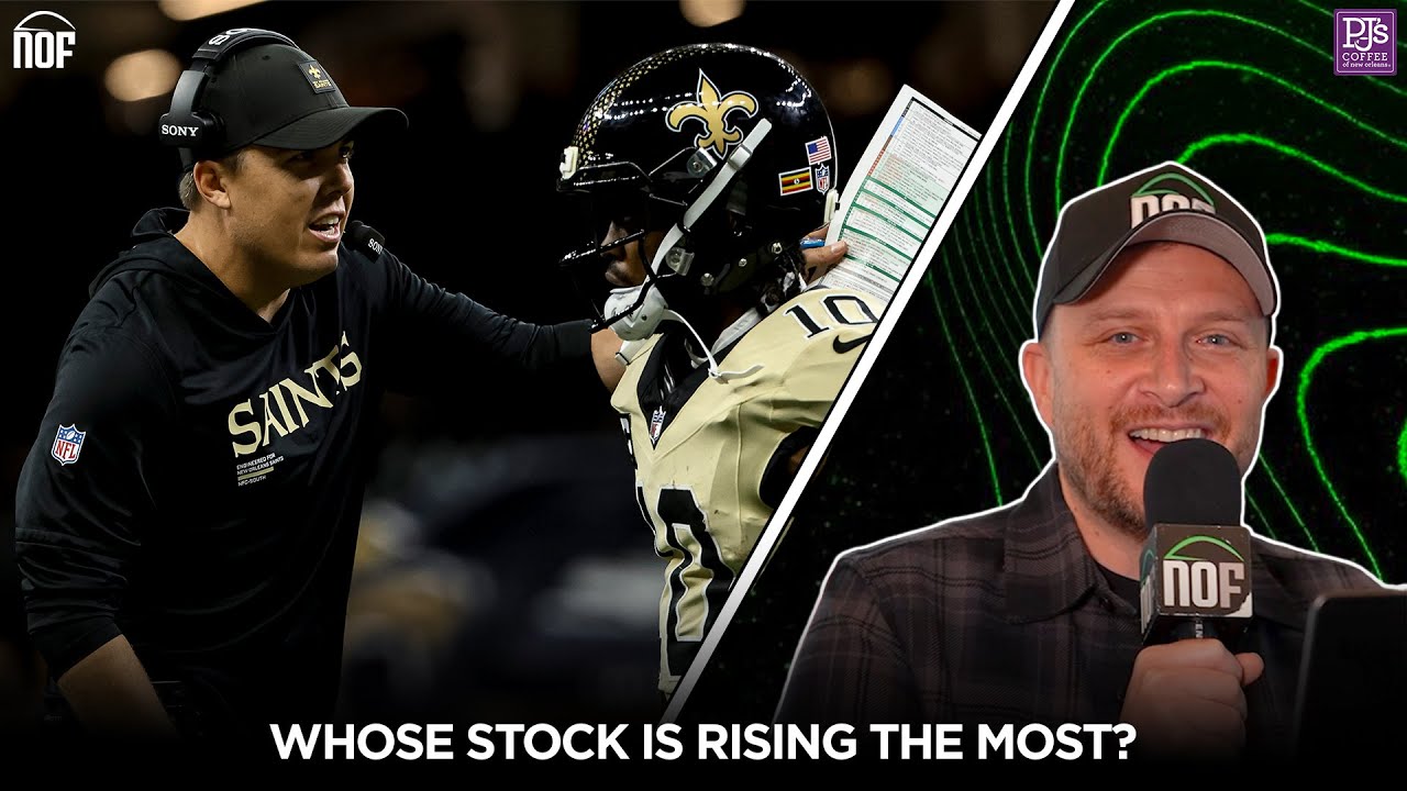 Whose stock has risen the most for the Saints in 2025?
