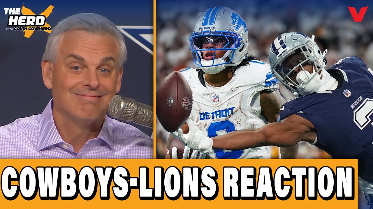 Colin Cowherd's Cowboys-Lions Reaction: Detroit playoff hopes ALIVE, Pickens VANISHES | THE HERD NFL