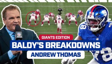 Baldy's Breakdowns: Giants Edition | Andrew Thomas | New York Giants