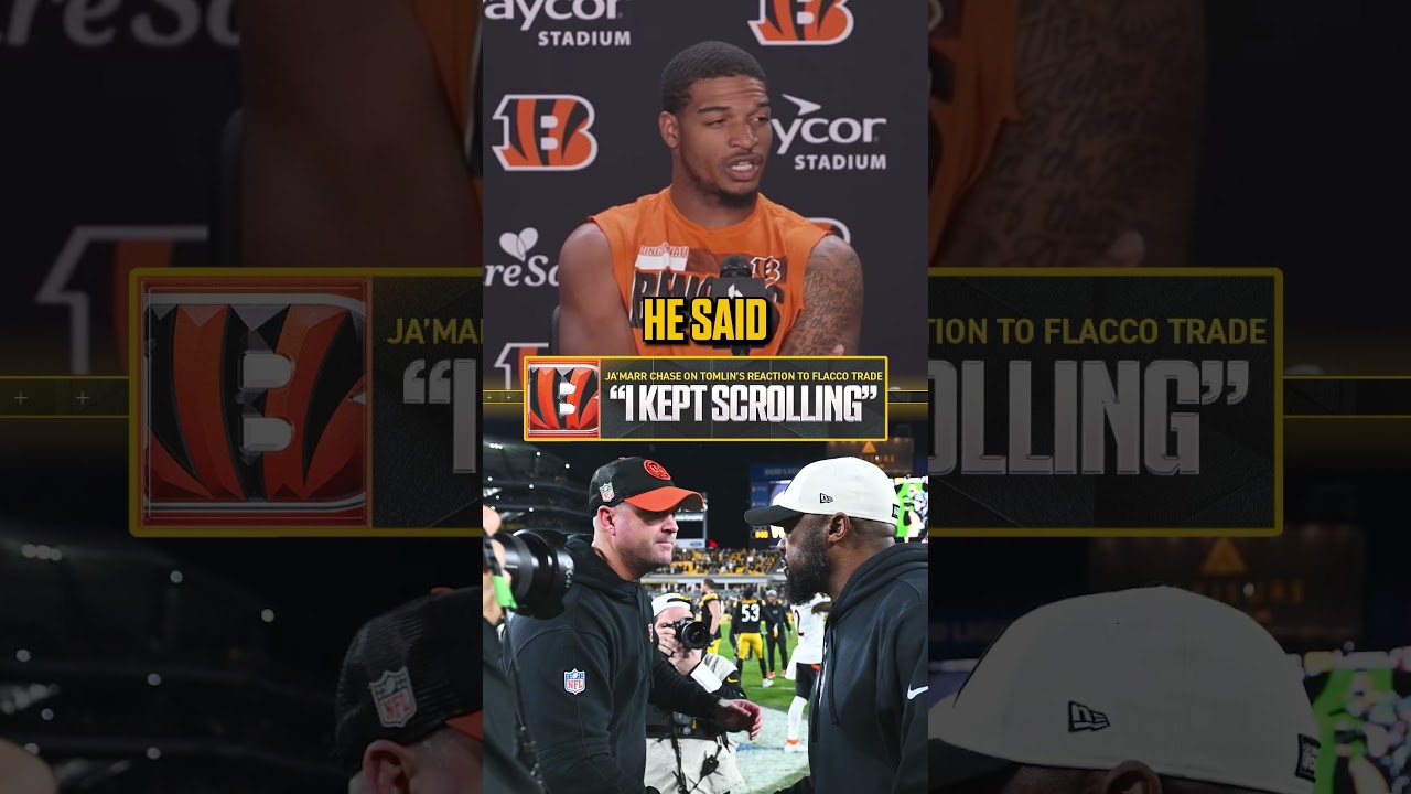 Ja'Marr is just like us 😅 #NFL #BENGALS