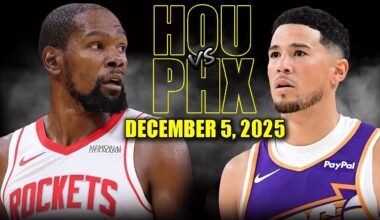 Houston Rockets vs Phoenix Suns Full Game Highlights – December 5, 2025 | NBA Season