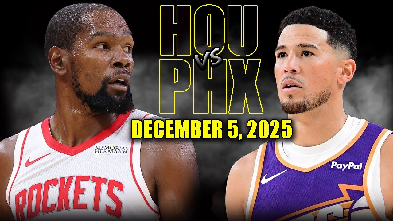 Houston Rockets vs Phoenix Suns Full Game Highlights – December 5, 2025 | NBA Season