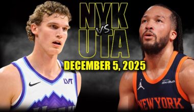 New York Knicks vs Utah Jazz Full Game Highlights – December 5, 2025 | NBA Season