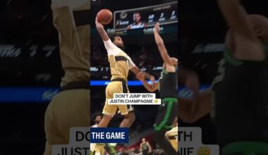 Justin Champagnie caught a BODY 😤 #poster #highlight #nba #shorts