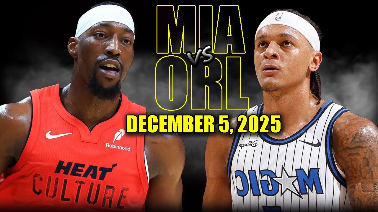Miami Heat vs Orlando Magic Full Game Highlights – December 5, 2025 | NBA Season