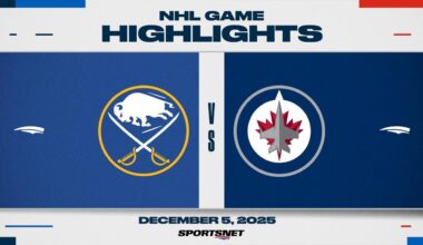 NHL Highlights | Sabres vs. Jets - December 5, 2025