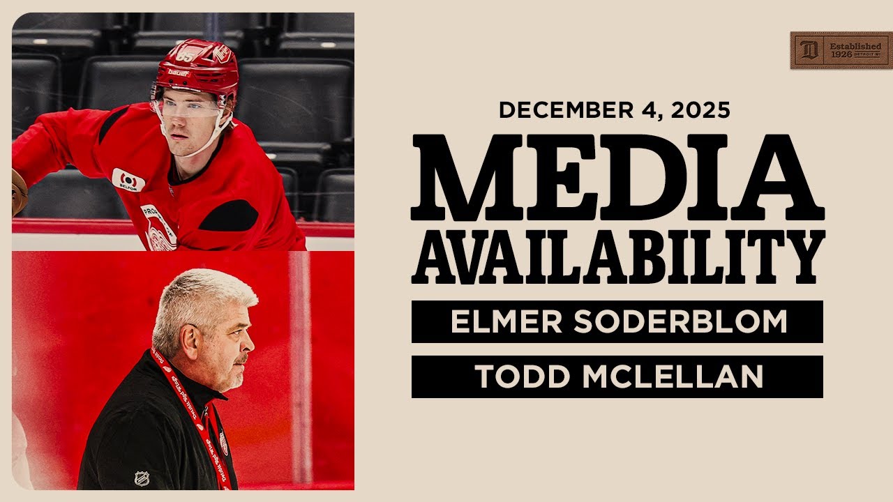 Elmer Soderblom, Todd McLellan Morning Skate Media | Dec. 4, 2025