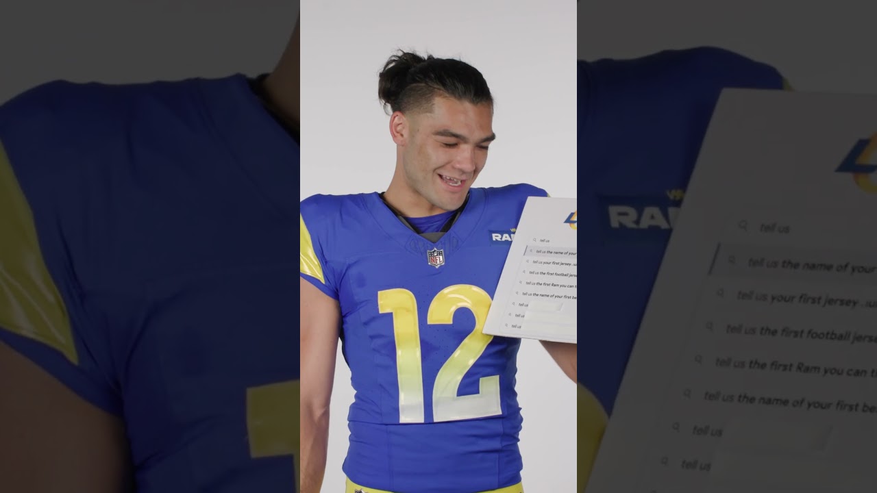 Puka Nacua shares his first big NFL purchase with his family 🥹 #rams #nfl #shorts