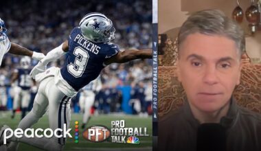 Dallas Cowboys WR George Pickens was 'disengaged' in loss vs. Lions | Pro Football Talk | NFL on NBC