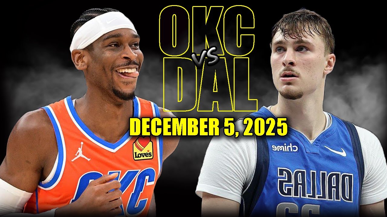 Oklahoma City Thunder vs Dallas Mavericks Full Game Highlights – December 5, 2025 | NBA Season