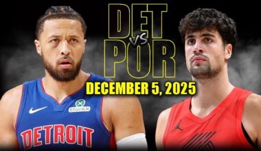 Detroit Pistons vs Portland Trail Blazers Full Game Highlights – December 5, 2025 | NBA Season