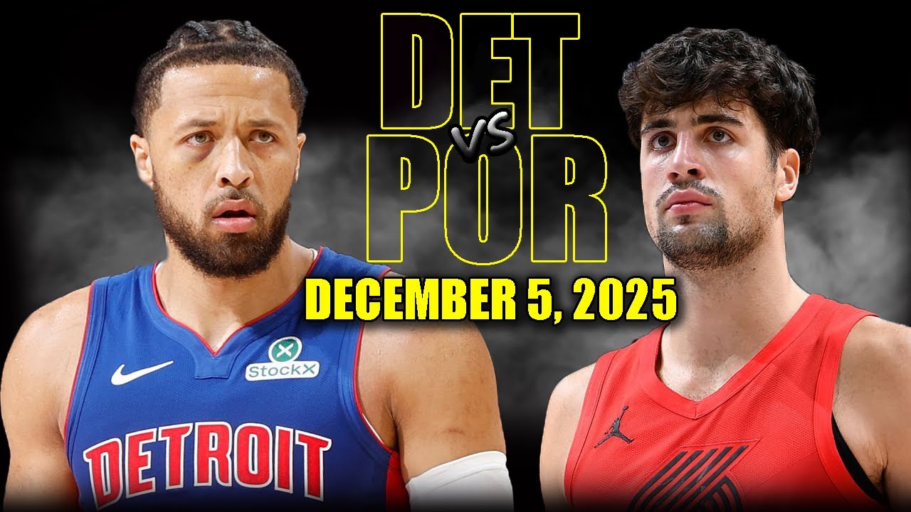 Detroit Pistons vs Portland Trail Blazers Full Game Highlights – December 5, 2025 | NBA Season