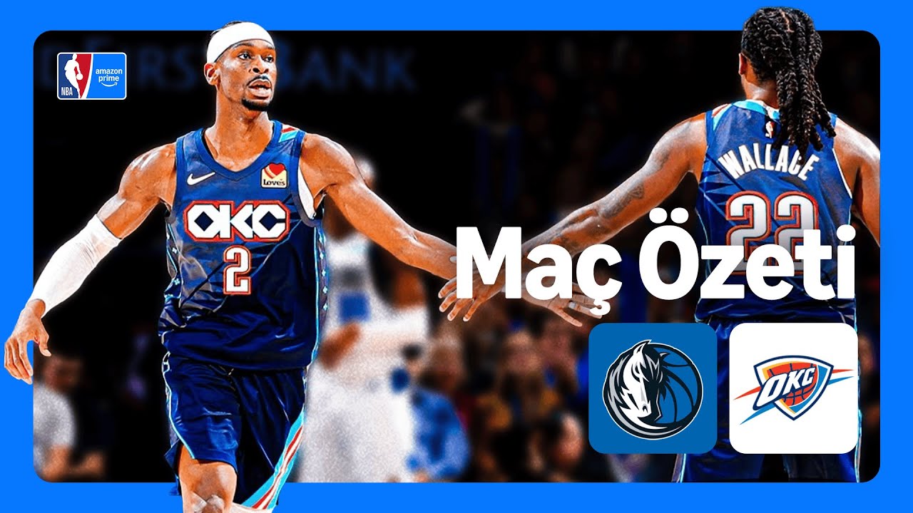 Dallas Mavericks - Oklahoma City Thunder | Maç Özeti | NBA | Prime Video Türkiye
