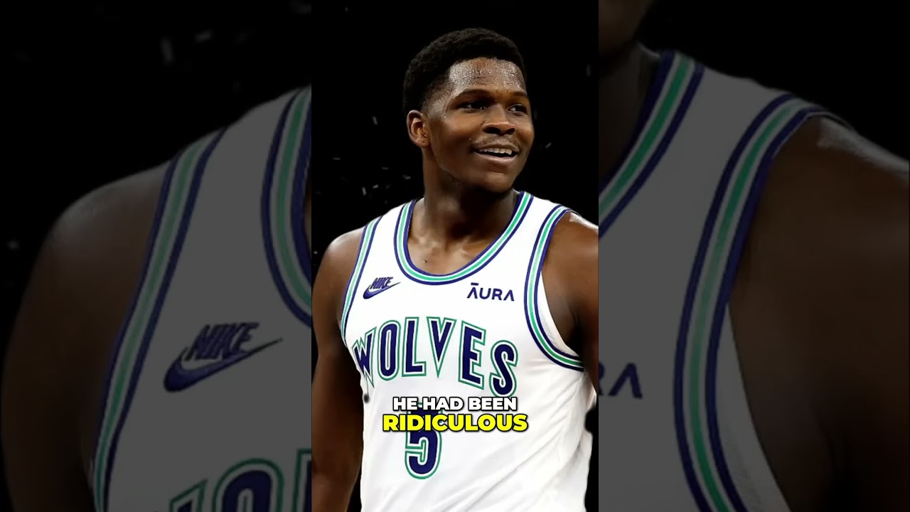 Edwards' Leap: Timberwolves' Rise Fueled by Mega Star Power! #shorts
