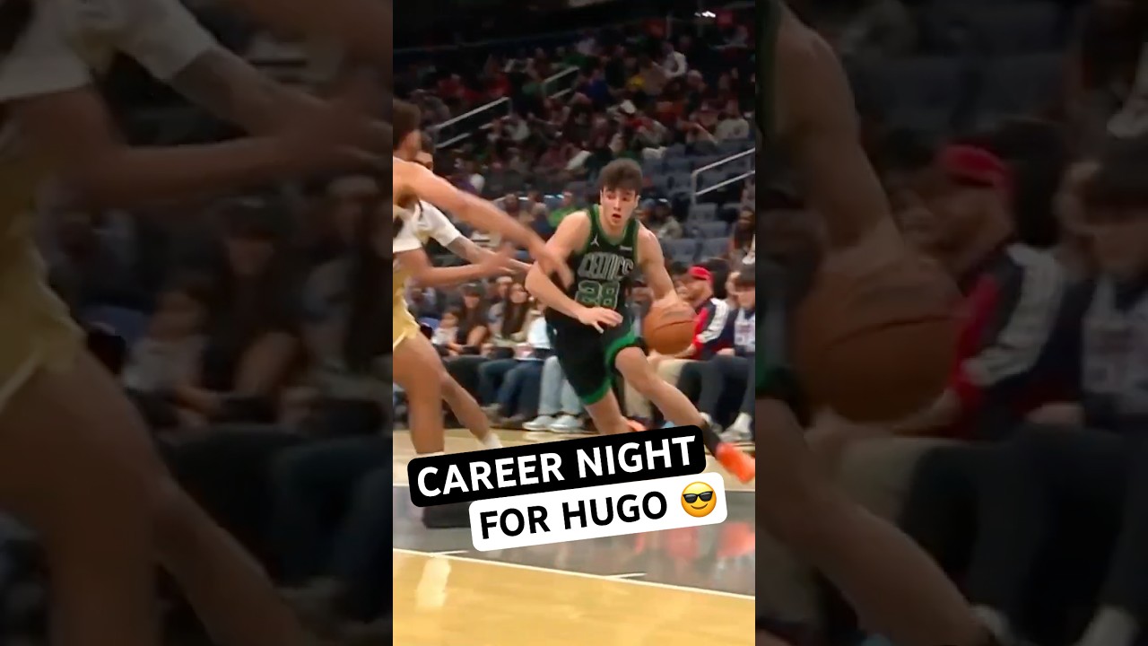 HIGHLIGHTS: Hugo Gonzalez has a career night against Wizards ☘️ #hugogonzalez #bostonceltics #nba