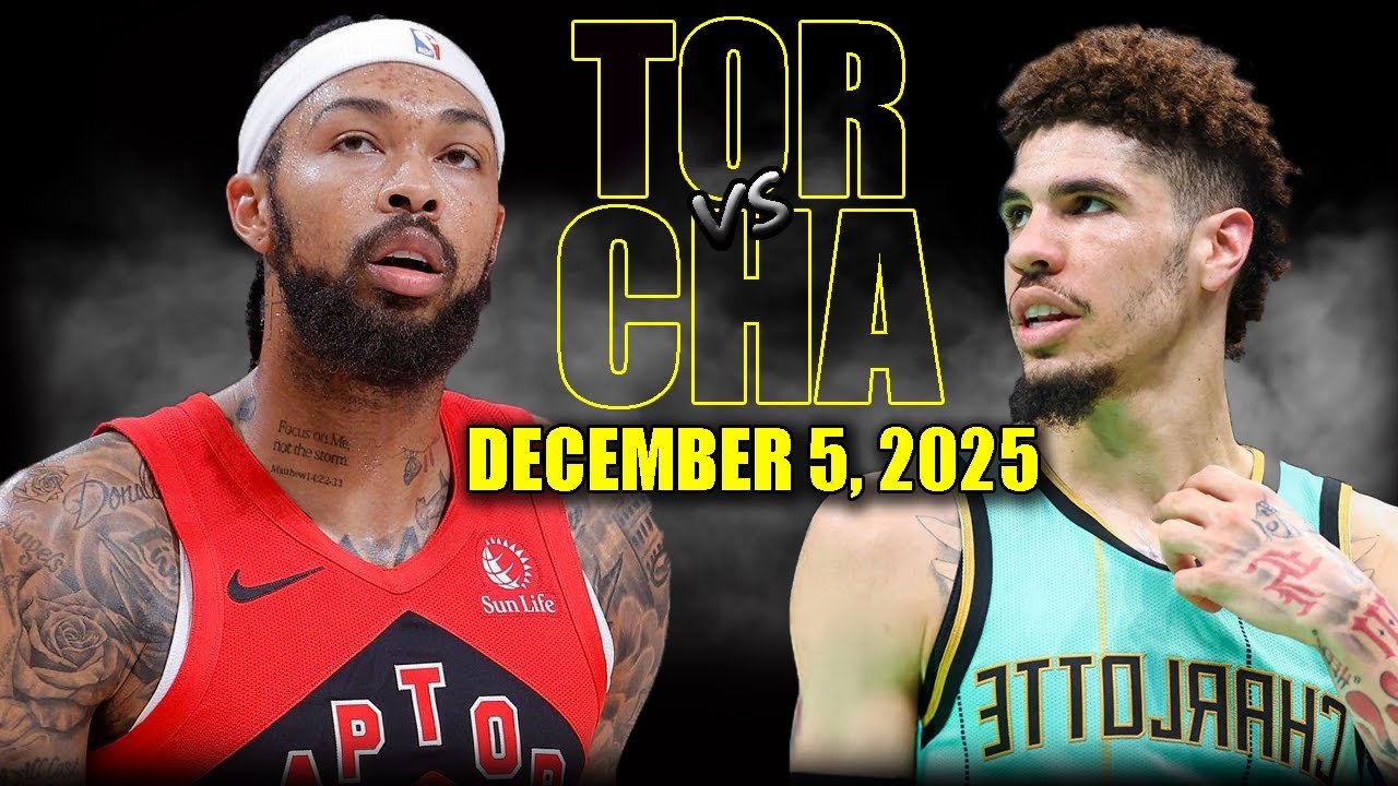 Toronto Raptors vs Charlotte Hornets Full Game Highlights – December 5, 2025 | NBA Season