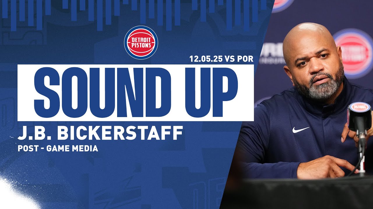 Post-Game Press Conference: J.B. Bickerstaff | Pistons vs. Trailblazers | 12.05.2025