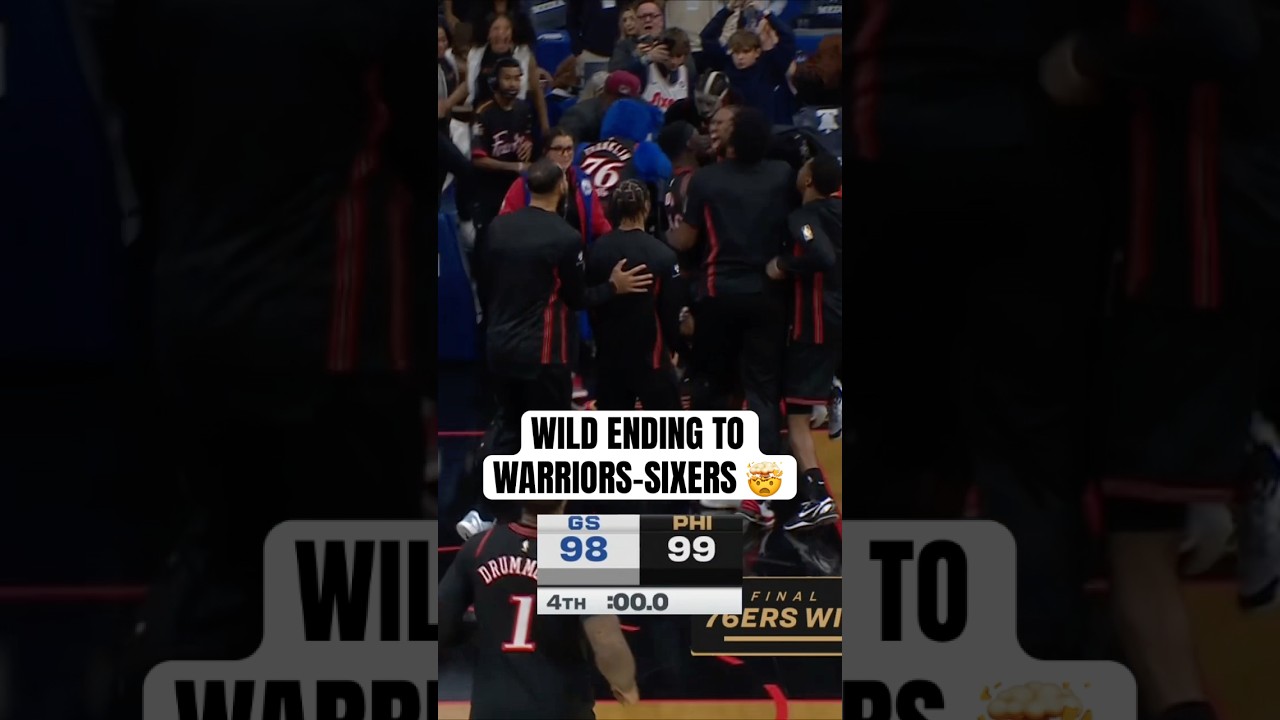 76ERS HOLD OFF WARRIORS IN WILD ENDING 🔥