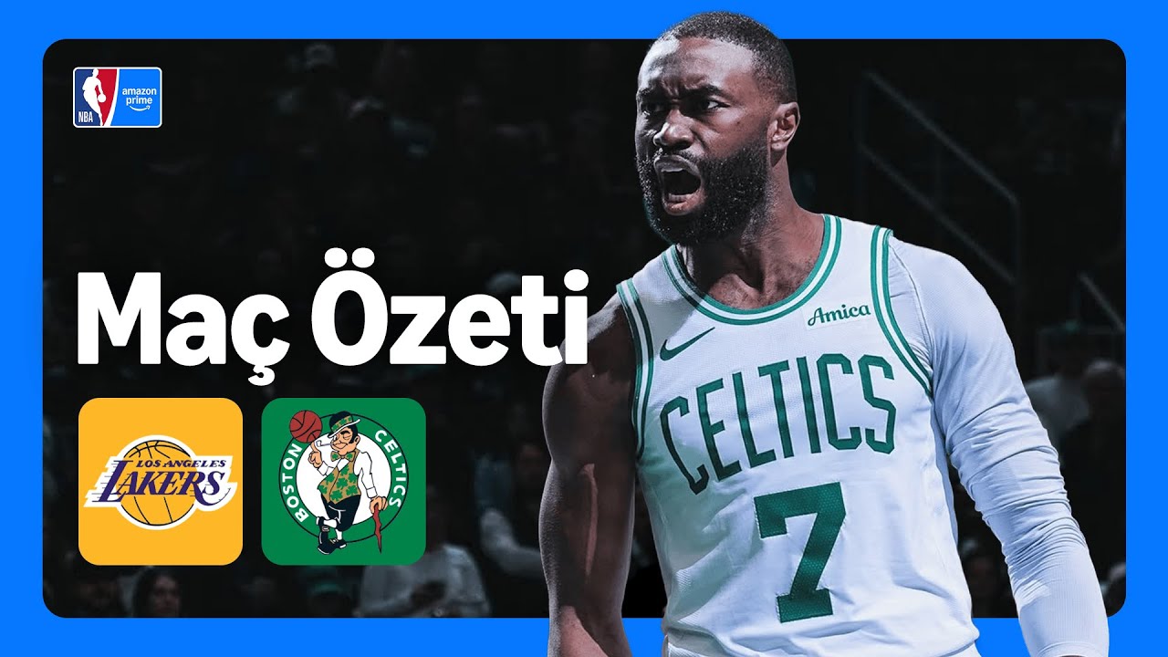 Los Angeles Lakers - Boston Celtics | Maç Özeti | NBA | Prime Video Türkiye