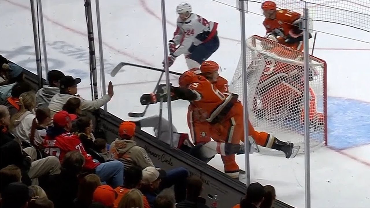 Jacob Trouba Lays a 🩸Big Hit🩸on Ryan Leonard