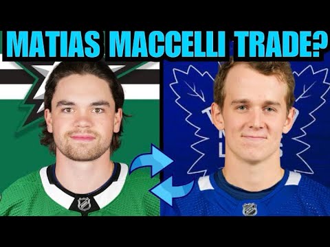 Toronto Maple Leafs TRADE Matias Maccelli to the Dallas Stars OR? Leafs Trade Rumours + NHL News