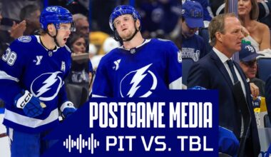 Postgame Media vs. PIT | Hagel, Raddysh, Cooper 🎥