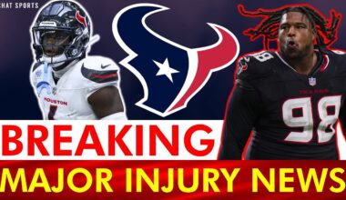 TEXANS INJURY NEWS ALERT 🚨 STARTER RULED OUT FOR THE SEASON