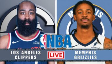 Los Angeles Clippers vs Memphis Grizzlies | NBA Live Today | Play-By-Play Scoreboard 2025