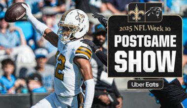 LIVE: Panthers vs. Saints Postgame Show | 2025 NFL Week 10
