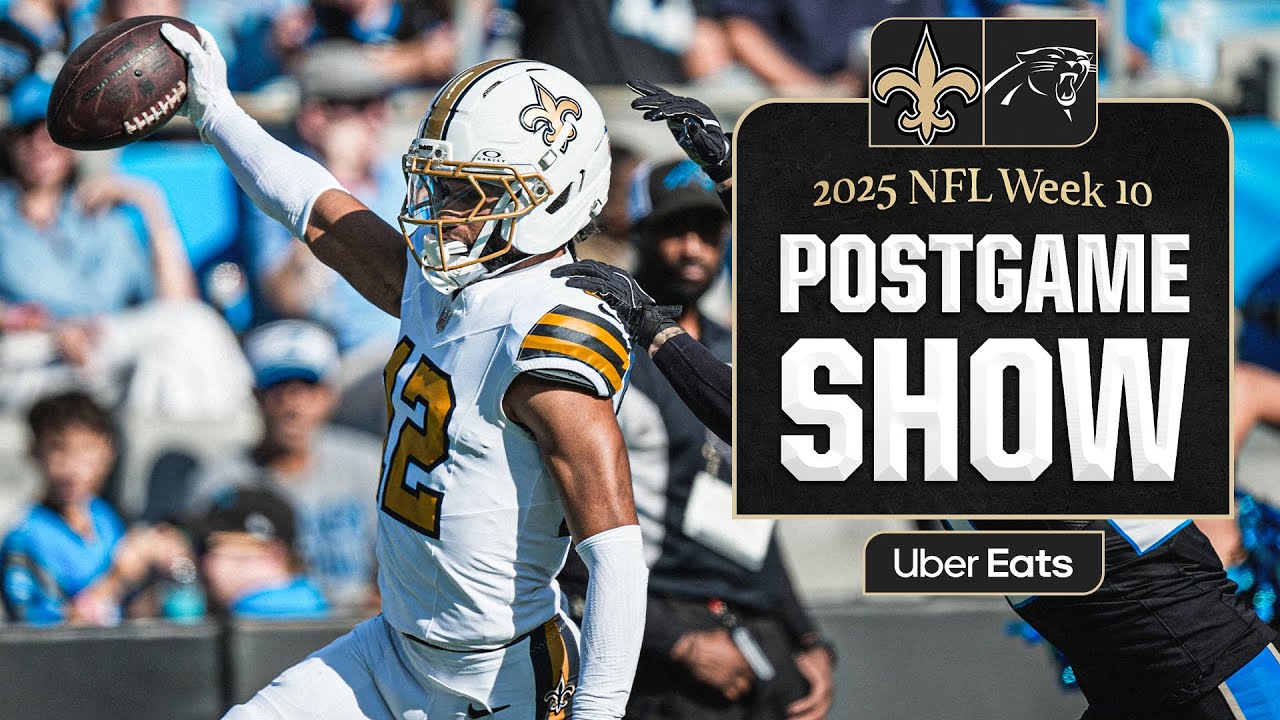 LIVE: Panthers vs. Saints Postgame Show | 2025 NFL Week 10