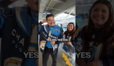 surprising fans with sideline passes 🥹