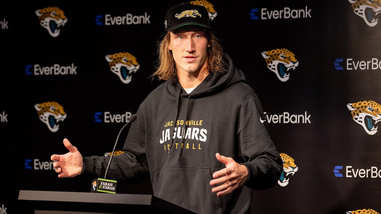 Trevor Lawrence on Strength of O-Line, Chemistry with Meyers | Jacksonville Jaguars