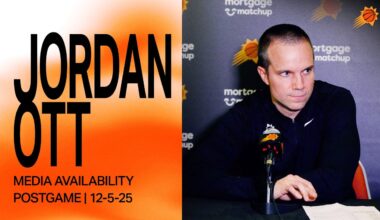 Head Coach Jordan Ott Postgame Media Availability | Phoenix Suns | 12-5-25