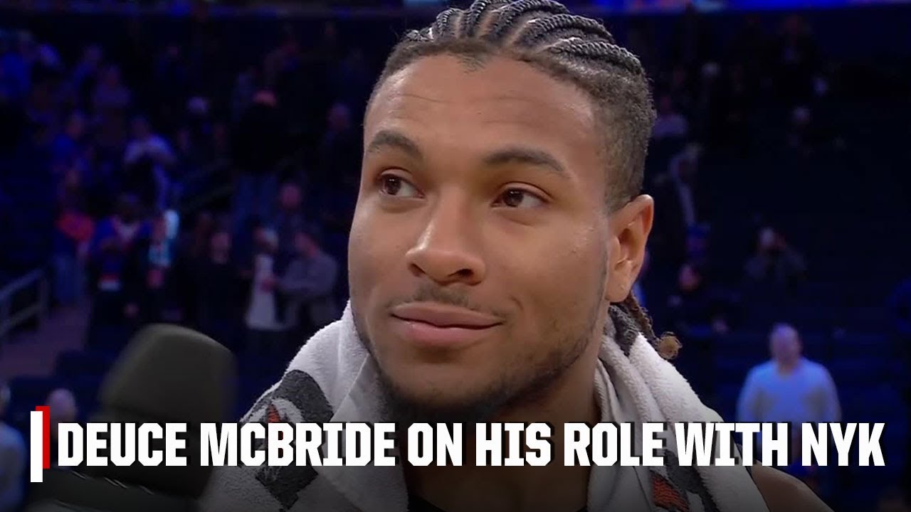 Deuce McBride reacts to Knicks' 23-0 run start, 7 3PM in Jazz blowout | NBA on ESPN