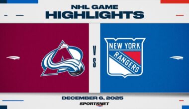 NHL Highlights | Avalanche vs. Rangers - December 6, 2025