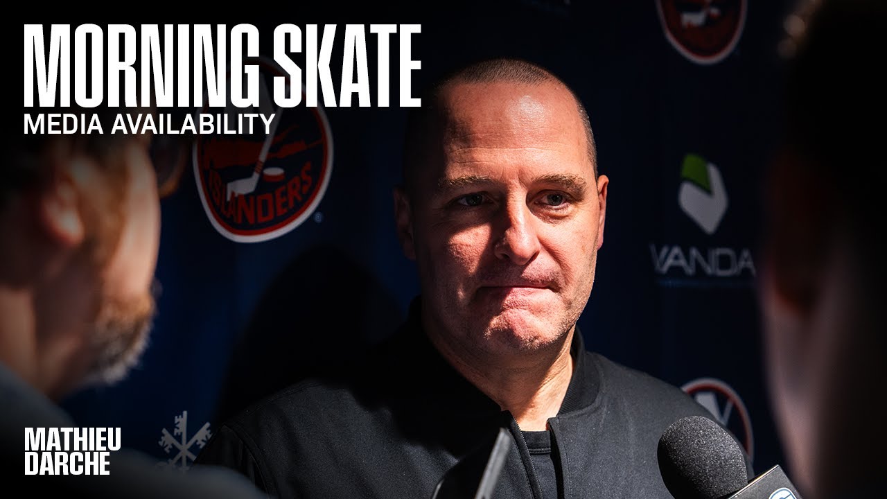 New York Islanders Pregame Availability | Mathieu Darche | NYI at TBL