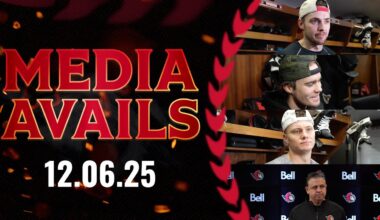 Tim Stützle, Ridly Greig, Drake Batherson, Travis Green Pregame Media vs STL