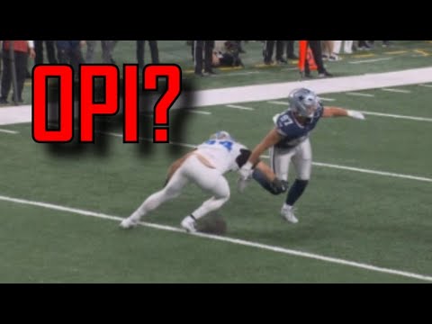 Did this controversial call screw the Cowboys? | Dallas Cowboys Vs Detroit Lions