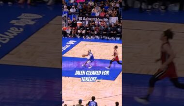 JALEN GETTING KIA CENTER HYPED! 🗣️