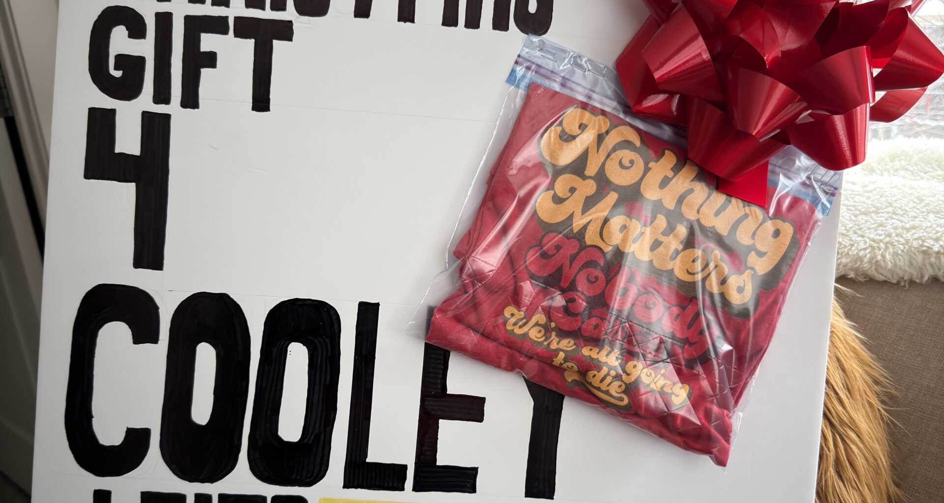 COOLEY GOT HIS SHIRT!