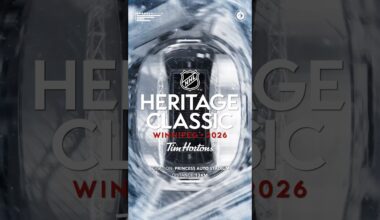 We're headed back outdoors. The 2026 Tim Hortons @N@NHLeritage Classic is coming to WINNIPEG!