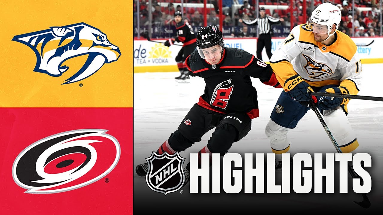 Predators vs. Hurricanes | NHL Highlights | December 06, 2025