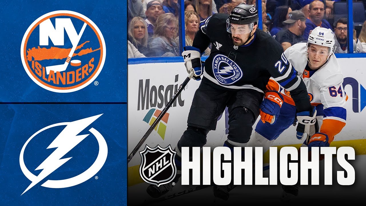 Islanders vs. Lightning | NHL Highlights | December 06, 2025