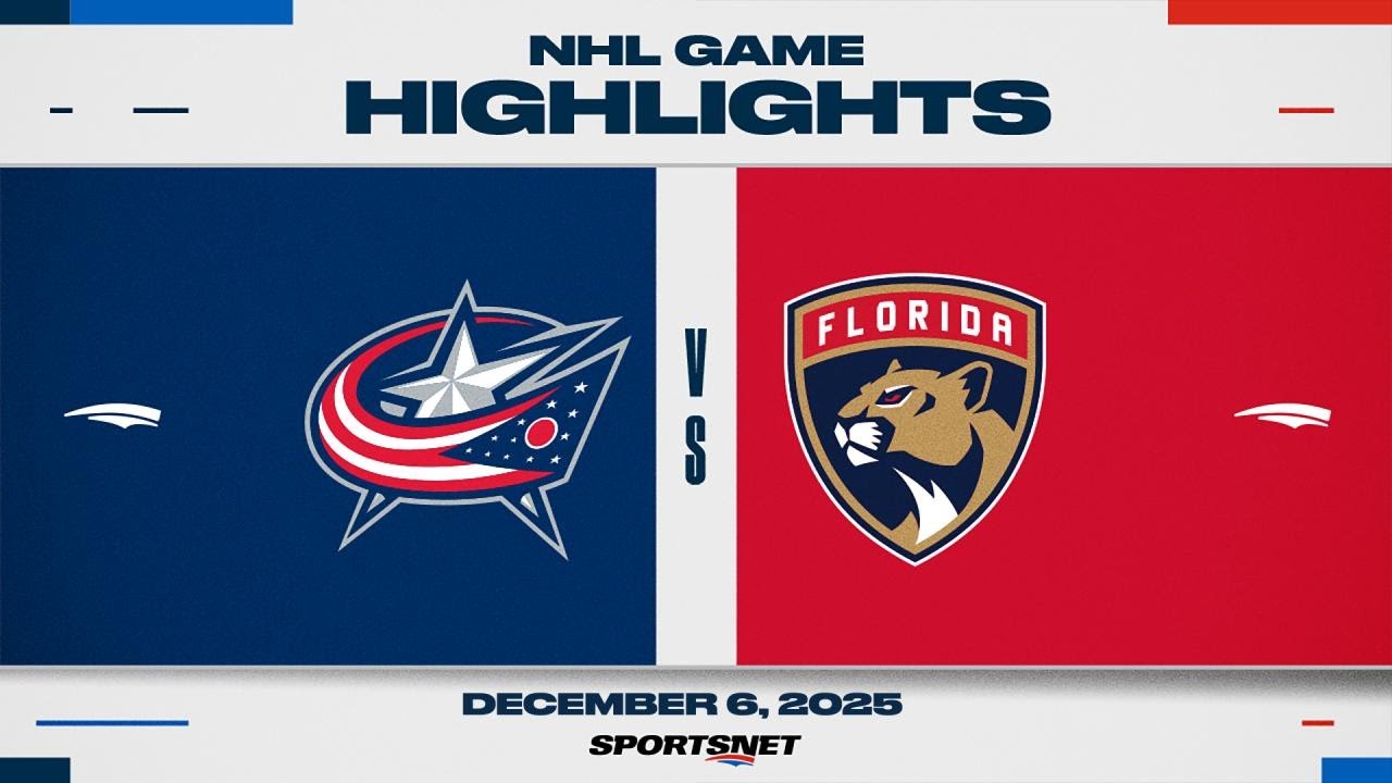 NHL Highlights | Blue Jackets vs. Panthers - December 6, 2025