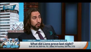 FIRST THINGS FIRST | Nick Wright ADMITS He Was WRONG About The Detroit Lions And Gibbs | NFL