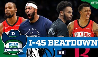 Anthony Davis & The Dallas Mavericks DOMINATE Houston Rockets | DLLS MAVS PODCAST